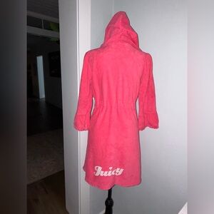 Original Juicy Couture Y2K vintage terry robe medium pink